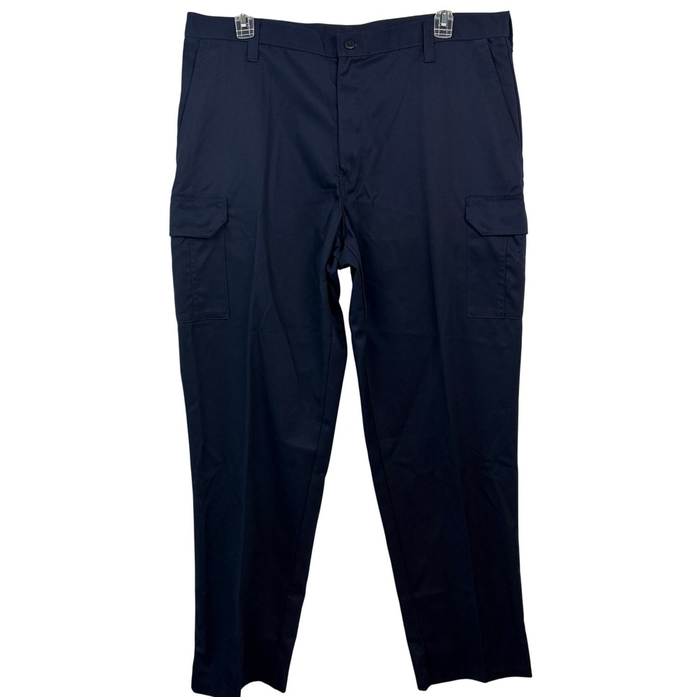 New Cintas ComfortFLEX Relaxed‎ Cargo Work Pants 40x36 Navy Blue